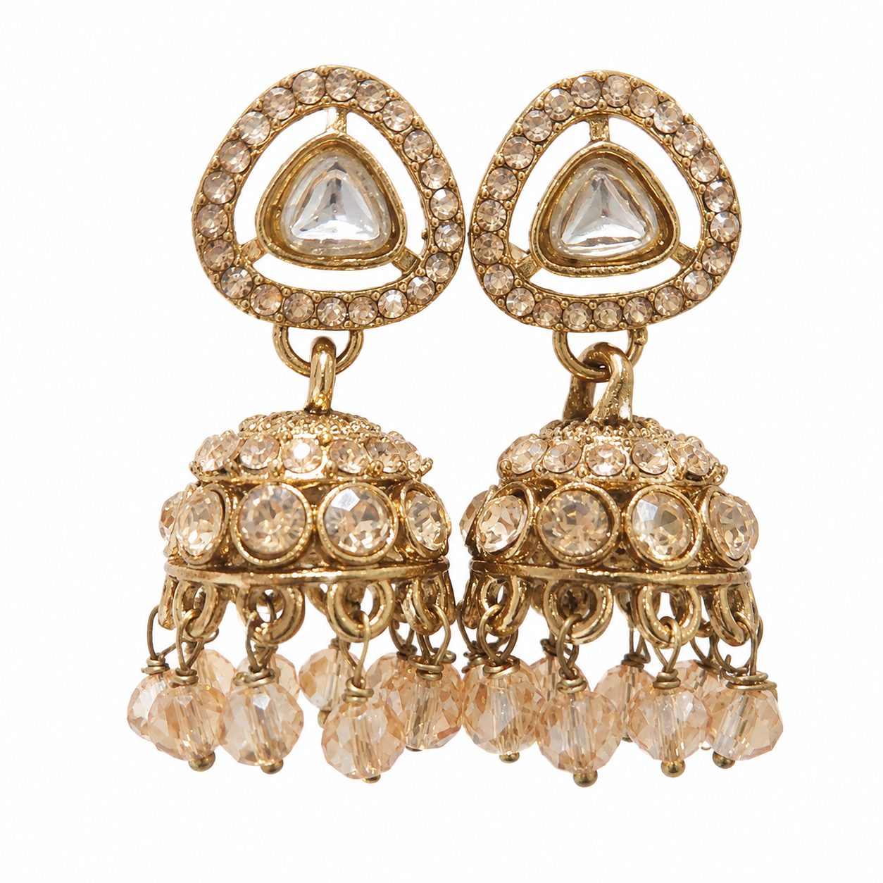 Royal Noor Jhumka Drop Earrings image 3