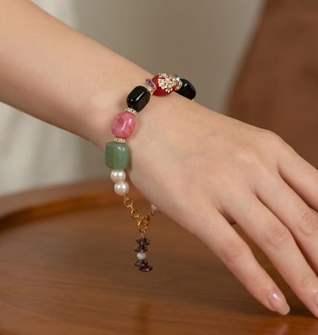 ZENZE Multicolor Beaded Jewelry Set image 3